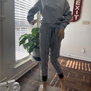 Stylish Gray Women's Jogger Pants